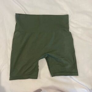 Green Zella biker shorts